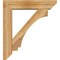 Ekena Millwork Imperial Slat Rough Sawn Bracket w/ Offset Brace, Western Red Cedar, 8"W x 36"D x 40"H BKT0806X36X40IMP06RWR - alternate 4